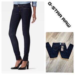 Brand new G-STAR RAW deconstructed low rise super skinny women’s designer jeans.